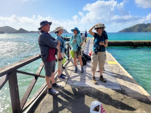 At the dock