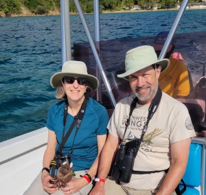 We're on a boat!