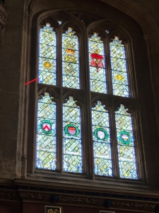 Stained glass, Christ Church College dining hall, Oxford