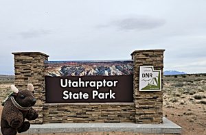 Utahraptor State Park entrance