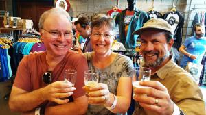 With Tom and Diane Mosher
