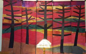 Pretty quilt wall hanging